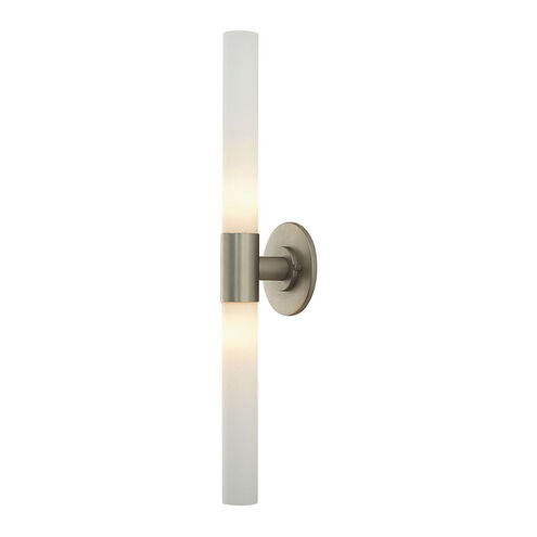 Palatine 2 Light 5 inch Matte Satin Nickel Vanity Light Wall Light
