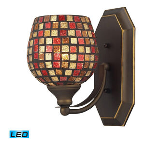 Hempstead LED 8 inch Aged Bronze Vanity Light Wall Light