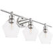 Rochester 3 Light 28 inch Chrome Wall sconce Wall Light