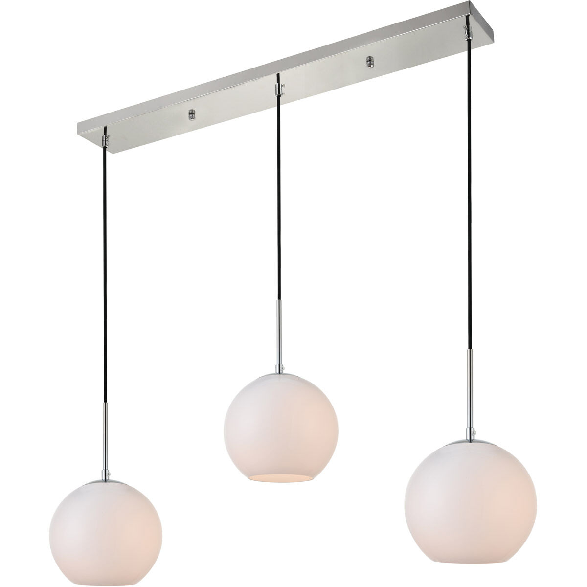 Huntington 3 Light 8 inch Chrome Pendant Ceiling Light