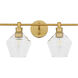 Rochester 2 Light 19 inch Brass Wall sconce Wall Light
