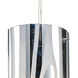 Salford 1 Light 4 inch Polished Chrome Multi Pendant Ceiling Light, Configurable