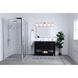 Syracuse 5 Light 47 inch Chrome Wall sconce Wall Light