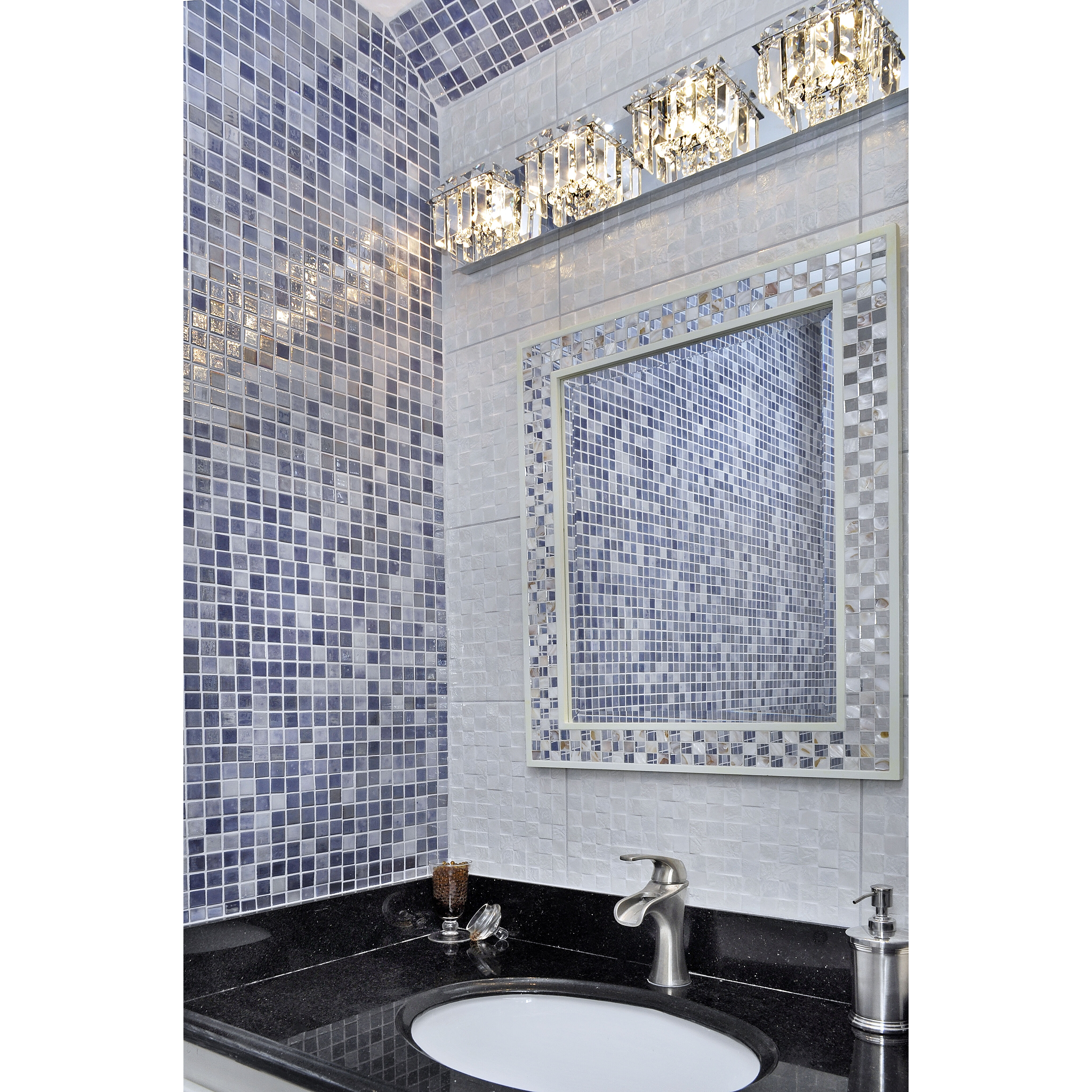 Milford 5 Light 34.25 inch Polished Chrome Bath Vanity Light Wall Light