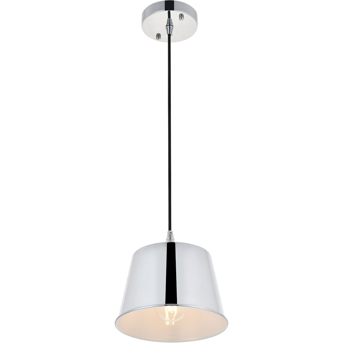 Dickinson 1 Light 7.9 inch Chrome Pendant Ceiling Light