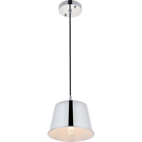 Dickinson 1 Light 7.9 inch Chrome Pendant Ceiling Light