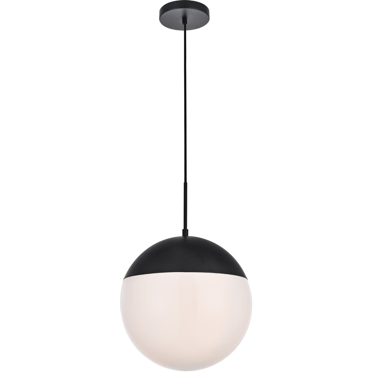 Oyster Bay 1 Light 14 inch Black Pendant Ceiling Light