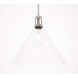 Meadville 1 Light 13.75 inch Chrome Pendant Ceiling Light