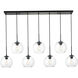 Huntington 7 Light 8 inch Black Pendant Ceiling Light