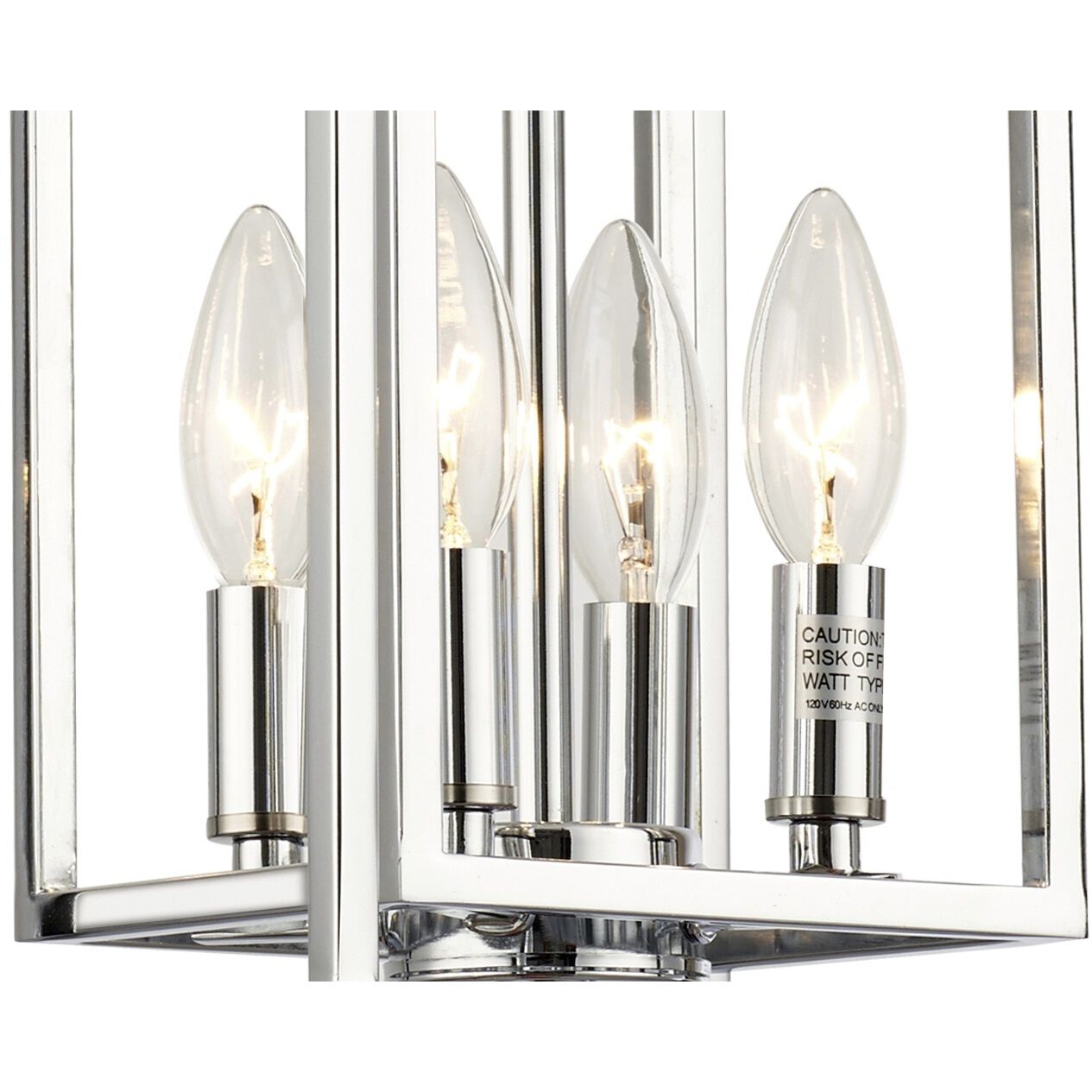 Dekalb 4 Light 8 inch Chrome Pendant Ceiling Light