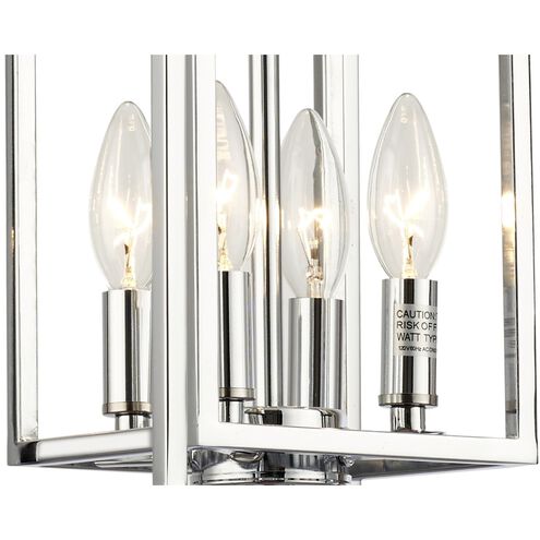 Dekalb 4 Light 8 inch Chrome Pendant Ceiling Light