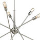 Ogden 10 Light 33 inch Satin Nickel Chandelier Ceiling Light