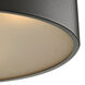 Saratoga 3 Light 14 inch Oil Rubbed Bronze Flush Mount Ceiling Light