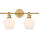 Rochester 2 Light 19 inch Brass Wall sconce Wall Light