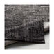 Haverford 94 X 28 inch Black/Light Gray/White/Medium Gray Rugs, Polypropylene and Polyester