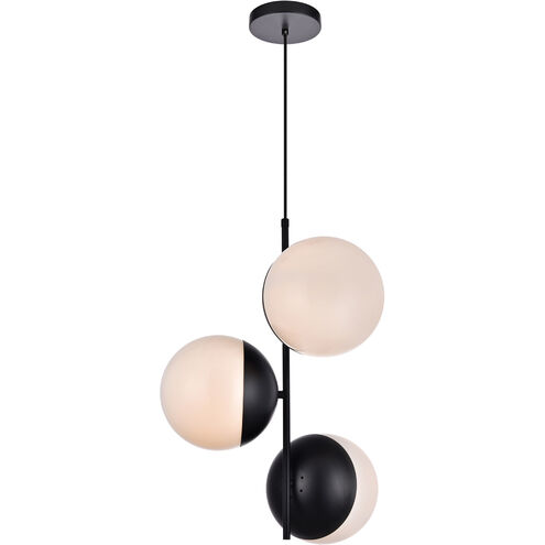 Oyster Bay 3 Light 18 inch Black Pendant Ceiling Light