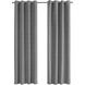 Swatara Grey Curtain Panel, 2-Piece Set