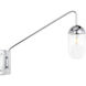 Malta 1 Light 4.8 inch Chrome Wall sconce Wall Light