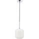 Syracuse 1 Light 7.3 inch Chrome Pendant Ceiling Light
