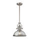 Pittsburgh 1 Light 13 inch Satin Nickel Pendant Ceiling Light
