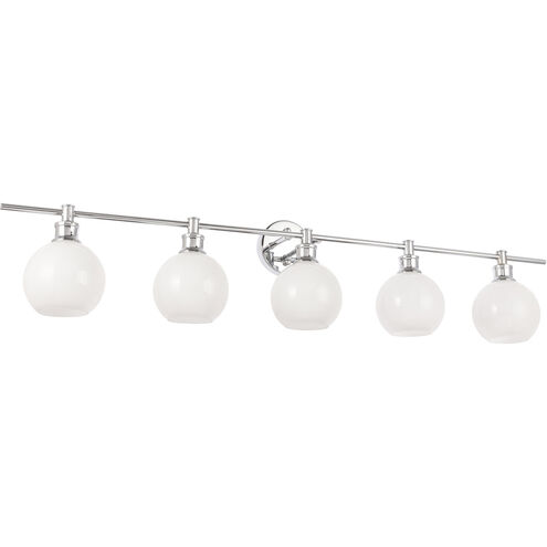 Syracuse 5 Light 47 inch Chrome Wall sconce Wall Light