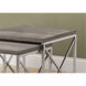 Cortland 21 X 20 inch Dark Taupe Nesting Table, 2-Piece Set