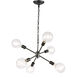 Charleston 6 Light 16 inch Black Pendant Ceiling Light