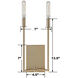 Hannasville Sconce Wall Light in Gold