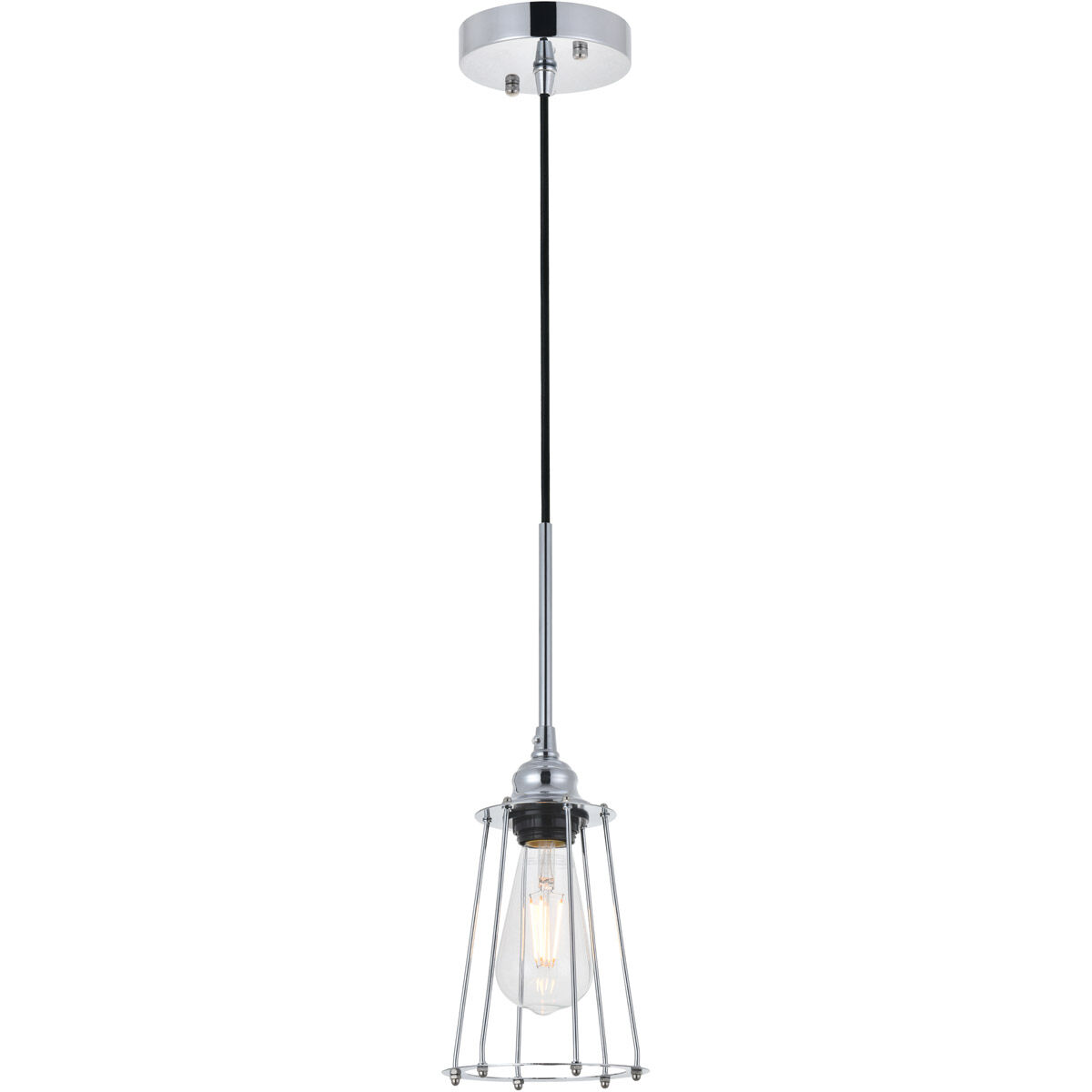 Phoenixville 1 Light 5.3 inch Chrome Pendant Ceiling Light