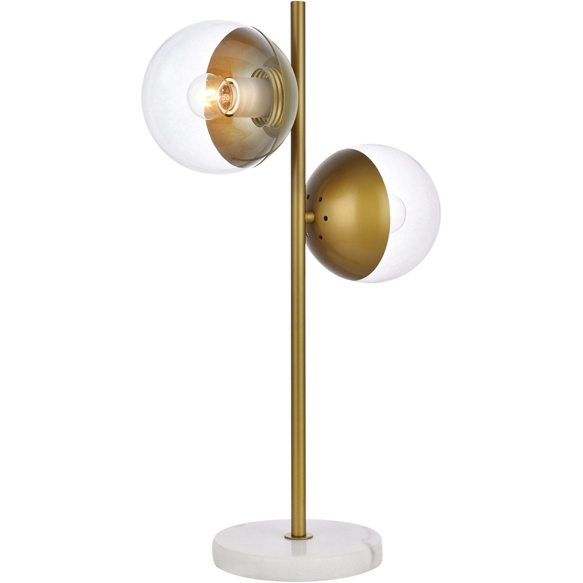 Oyster Bay 23 inch 40 watt Brass Table Lamp Portable Light