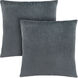 Northampton 18 X 6 inch Dark Grey Pillow