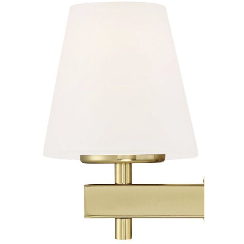 Harleigh 2 Light 15.75 inch Gold Bathroom Vanity Wall Light