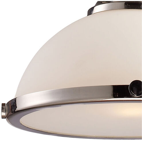 Pittsburgh 1 Light 13 inch Polished Nickel Pendant Ceiling Light