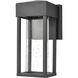 Edinboro LED 10 inch Matte Black Outdoor Sconce