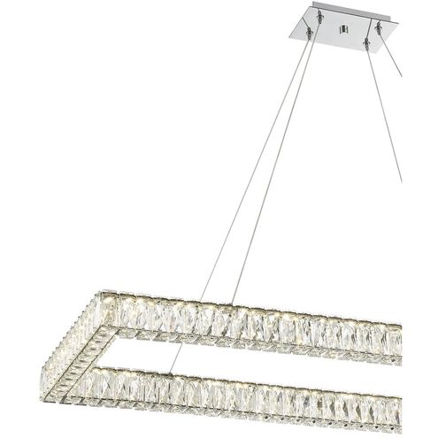 Dickinson 1 Light 50 inch Chrome Chandelier Ceiling Light