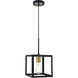 Coatesville 1 Light 8 inch Brass and Black Pendant Ceiling Light