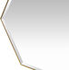 Java 40 X 40 inch Gold Mirror, Large