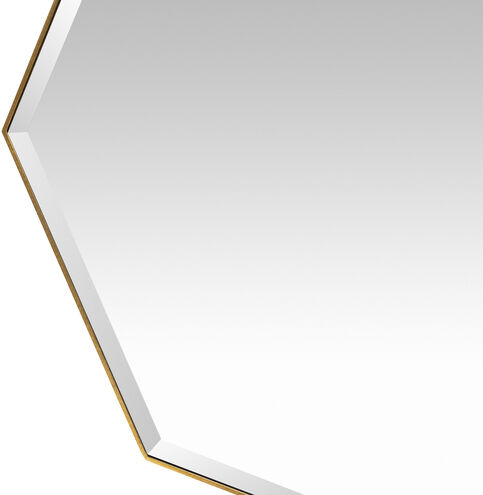 Java 40 X 40 inch Gold Mirror, Large