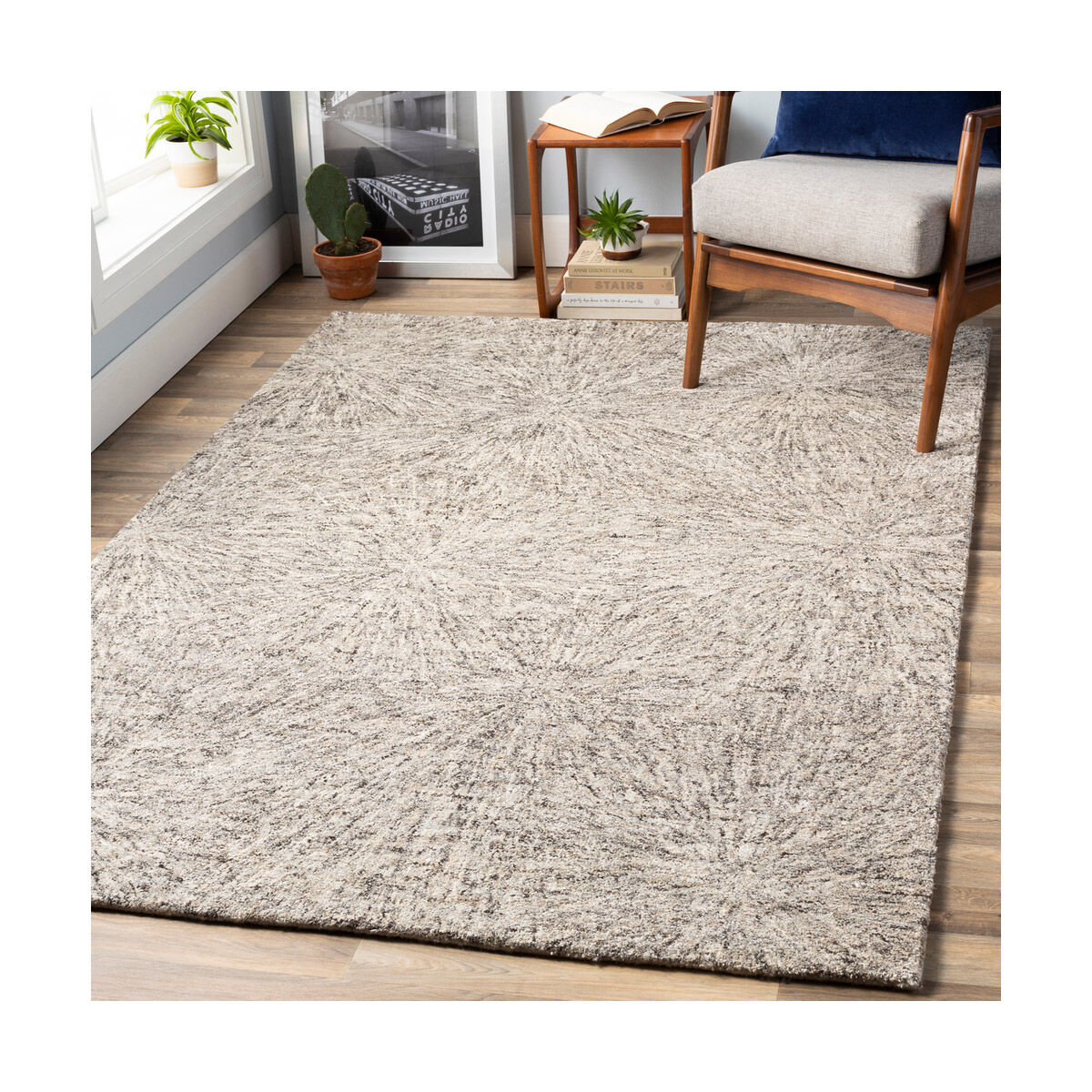 Schenectady 96 X 30 inch Dark Brown/Camel/Cream Rugs, Runner