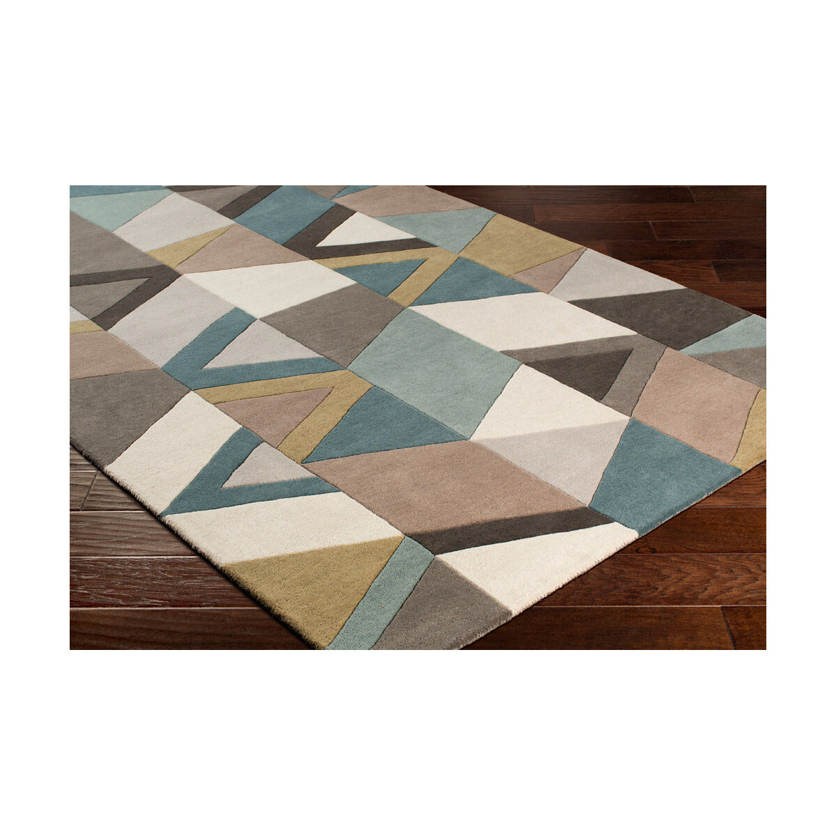Philadelphia 96 X 30 inch Teal/Sage/Tan/Taupe/Charcoal/Cream/Camel Rugs, Runner