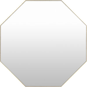 Java 40 X 40 inch Gold Mirror, Large