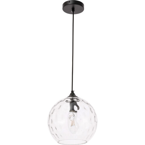 Womelsdorf 1 Light 10 inch Black Pendant Ceiling Light