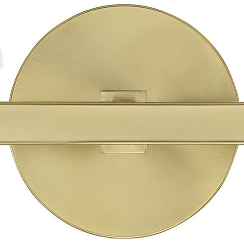 Harleigh 2 Light 15.75 inch Gold Bathroom Vanity Wall Light