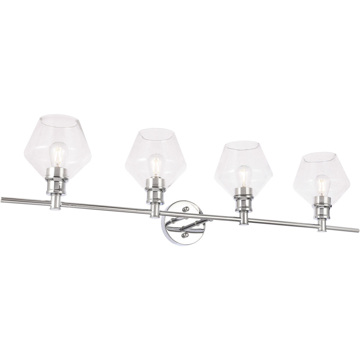 Rochester 4 Light 38 inch Chrome Wall sconce Wall Light