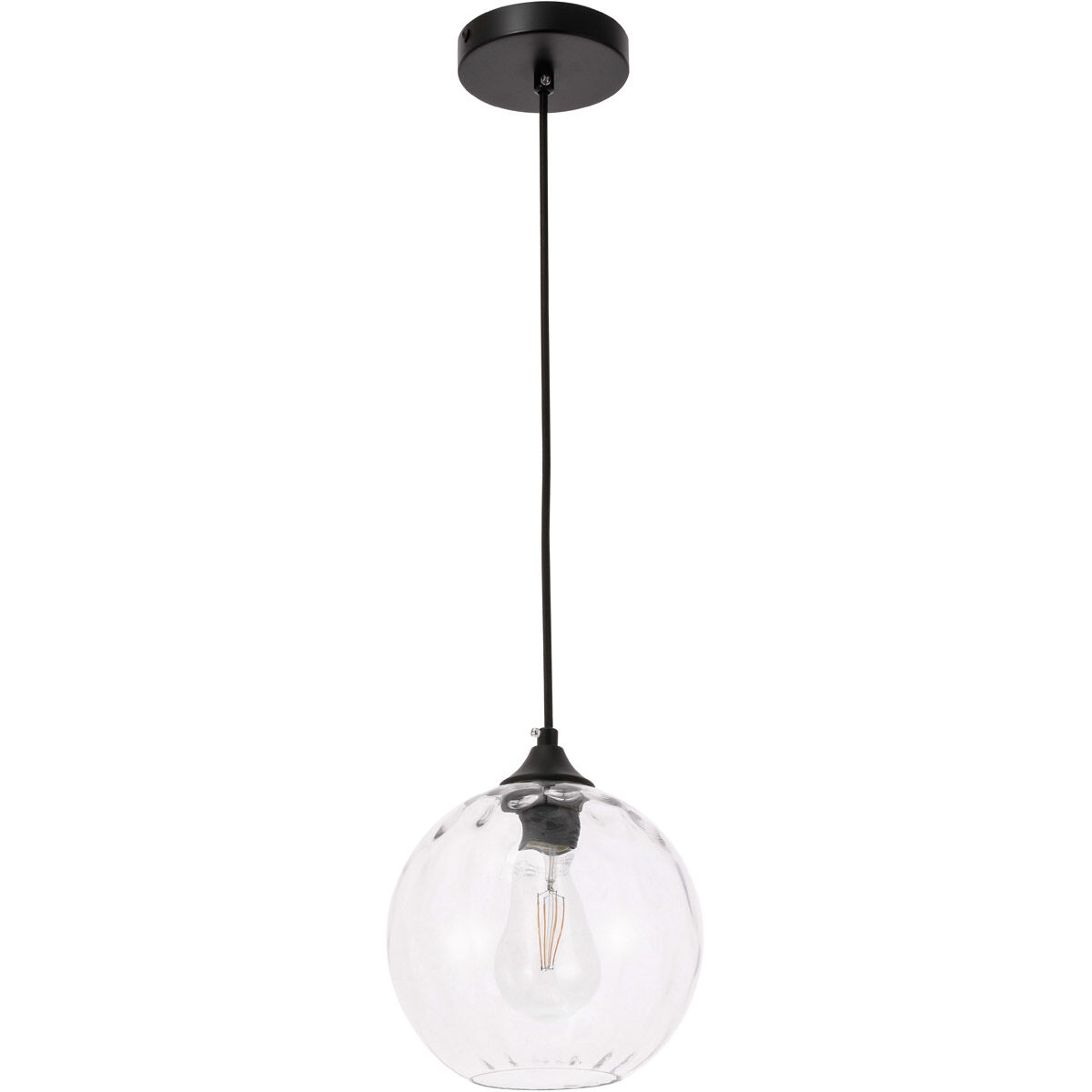 Womelsdorf 1 Light 8 inch Black Pendant Ceiling Light