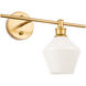 Rochester 1 Light 14.7 inch Brass Wall sconce Wall Light, Right