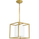 Franklin 1 Light 12 inch Brass Pendant Ceiling Light