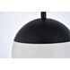 Oyster Bay 1 Light 8 inch Black Pendant Ceiling Light