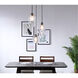 Rochester 3 Light 17 inch Black Pendant Ceiling Light