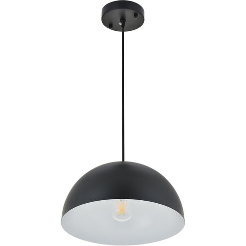 Scotland 1 Light 12 inch Black Pendant Ceiling Light